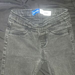 Black Old Navy Girls Jeans Size 6-7